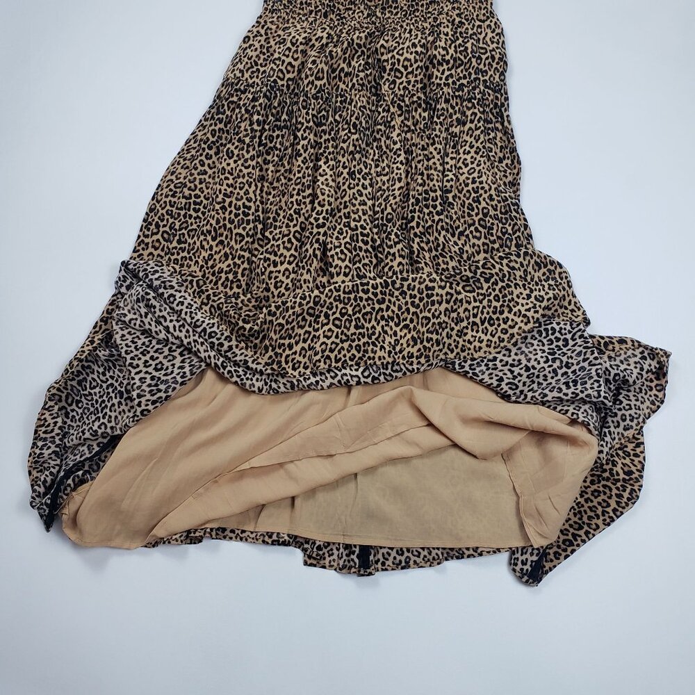 J.Crew Elena Puff-Sleeve Dress in Leopard Crepe de Chine Women's Size Small NWT - Picture 13 of 16